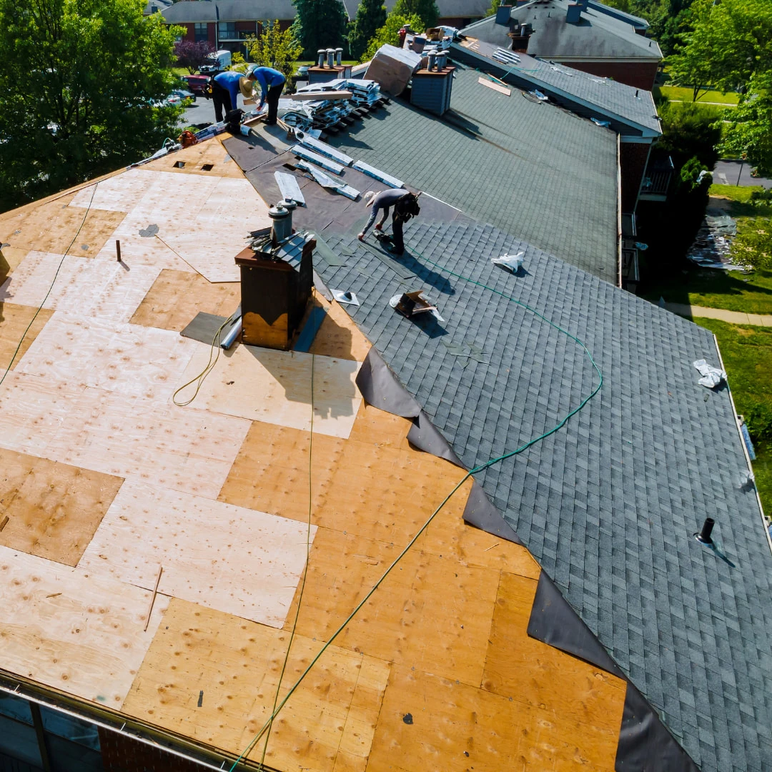 Roof replacement completed by Supreme Restorations in Maryland